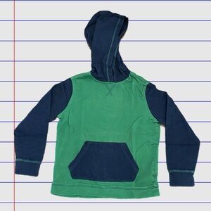 Land’s End Kids Green and Blue Hoodie Long Sleeve Shirt Size M (5 - 6)